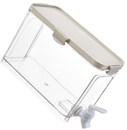 FUNOMOCYA Hervidor Con Grifo Para Nevera Jarra De Agua Con Infusor Recipiente Para Agua Fría Gran Capacidad Familia