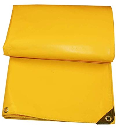 generically Impermeable Cloth Rain Tarpaulin Yellow Tarpaulin Board, Impermeable/Sunscreen Camping, Gardening Floor Covering/Yellow/4 * 5M (Yellow 2 *)