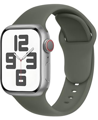C1 for Cinturino Apple Watch 38 40 41 42 44 45 46 mm,Ultra e Ultra 2,SE,Serie11/10/9/8/7 - Compatibile con Tutti i Modelli,Verde Militare