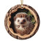 Tierschmuck Weihnachtsschmuck - Weihnachtstiere Niedliche Tiere | Tierornamente Aus Acryl Für Weihnachten | 2D Anhänger Tier Eule Baumschmuck | Baum Anhänger Weihnachtsdekoration