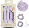 MIBELLA BEAUTY & CO Lockenwickler über Nacht ohne Hitze Frisierset für langes Haar – Heatless hair curler für einfache Locken ohne Hitze im Schlaf – einfache Handhabung, sanft zum Haar