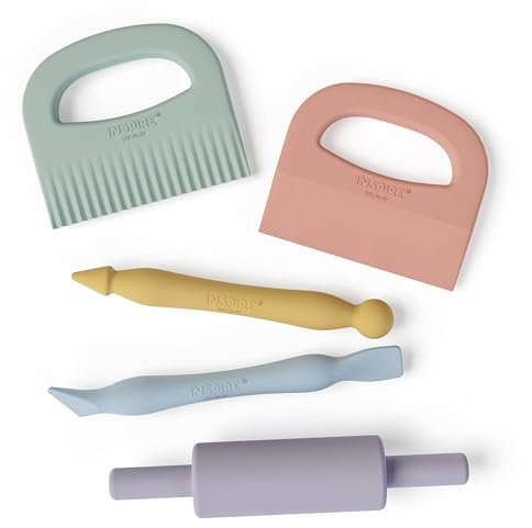 Dough Set 5 x Playdough Set for Kids | Silicone Playdough Accessories Tools