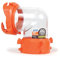 Camco 39857 RhinoFLEX Abwasserschlauch, 90 Grad, schwenkbar, transparent