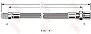 TRW Automotive AfterMarket PHB119 Brake Hose