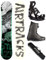 Airtracks Herren Snowboard Set Freestyle Freeride Wide Board Steezy Wide 150 - Snowboard Bindung Master - Softboots Star Black 44 - SB Bag