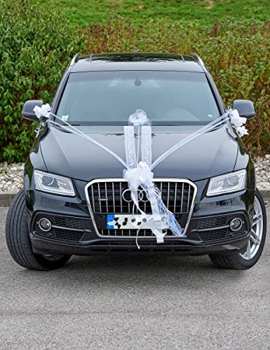 Autodekoration, 9-teiliges Set, weiß, französische Version