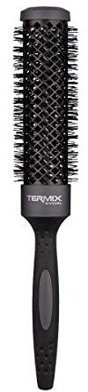 Termix Evolution XL. Thermische Rundhaarbürste mit 3 cm längerem Keramikrohr für langes Haar. Reduziert dank seiner ionisierten Fasern und des Anti-Haft-Rohrs Durchmesser: 32 cm.,Schwarz