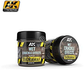 AK Interactive : Creapata Wet Earth Effect (Crackle) - 100 ml (Acrylic)
