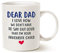This Father's Day Gifts Funny Coffee Mug for Dad, Dear Dad I'm Your Favourite Child Coffee Mug, Gift for Father Porcelain Cup, White 11 Oz
