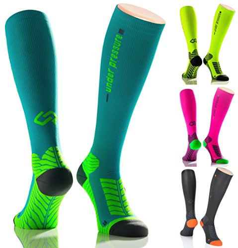 Sport KOMPRESSIONSSTRUMPF Under Pressure RUNATTACK Kompression: 18-21mmHg I High Performance Laufstrumpf