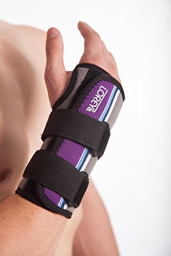 Handbandage aus offenporigem Neopren, Handgelenkbandage, Handgelenkstütze (L/XL - Links)