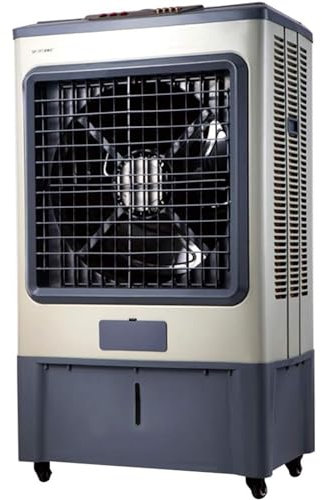 Raffreddatore di Aria Evaporativo per L'Industria dei Condizionatori d'Aria, 3 velocità, Serbatoio Acqua 45 L, Garage, Magazzino, Ventilatori per Supermercati 250w