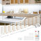 WOBSION Luce Led Sottopensile Cucina con RF Telecomando Dimmerabile,3M Bianco Freddo Flessibile Autoadesiva Striscia di 6X50cm,1500LM,6000K Light per Scale,Armadio,Soggiorno