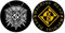 Machine Head DJ SLIPMAT FILZMATTE Bloodstone Diamonds Burn My Eyes Logo 2er Set