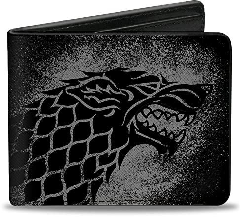 Wallet Bifold PU Game of Thrones House Stark Sigil Winter is Coming, Game of Thrones, 4.0 x 3.5