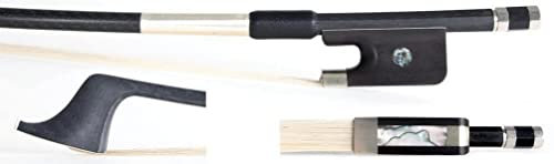 GEWA Bassbogen Carbon Advanced, 4/4, französisches Modell, Neusilber