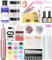 Acrylic Nail Kit White Pink Clear Acrylic Powder Top Base Coat DIY Nail Art Tools with Anything for Beginner