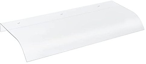 Gimisgu Vordach Haustürvordach 40x80cm Regenschutz Pultbogenvordach 3,5mm Transparent Pultvordach Überdachung Vordach für Haustür