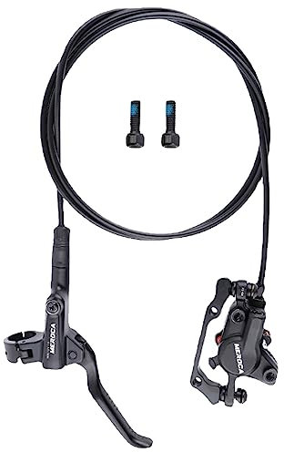 Luckxing Mountainbike Hydraulische Bremse | Scheibenbremsen für Fahrräder,1 Stück hydraulisches Scheibenbremsen-Set, Fahrradbremskabel mit 3-Finger-Design, vorne 800 mm hinten 1400 mm