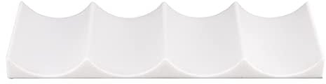 Wine Rack, European Style Plastic Wine Bottle Holder Stand Wine Storage Holder Countertop Wine Bottle Display Mat for Kitchen Cabinet, Cupboard, Countertop, Fridges (Milky White)