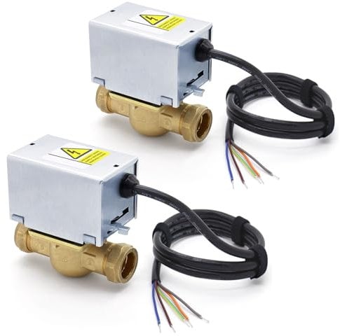 2 x V4043H 1056 Alternative – 2 Port Motorised Zone Valve 22mm (Twin Pack)