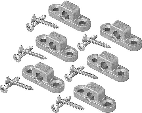 APT Lot de 6 œillets de fixation horizontaux en métal pour auvent de caravane, camping-car