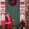 Minicoco Nutcracker Christmas Decorations - Soldier Hanging Banners for Outdoor and Door Decor
