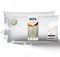 BEFA NATUR Made in Germany extra fest Federkissen 40x80 cm, Allergiker geeignet (Nomite), Öko-Text 100 Klasse 1 Zertifiziert, EN Standart 12934, Downpass (2 Stück)