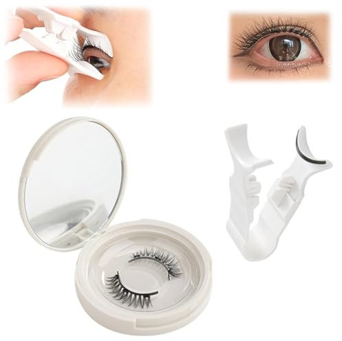 Generic Wasado Magnetic Eyelashes, Wasado Soft Magnetic Eyelashes, Magnetic Eyelashes Natural Look without Eyeliner, Reusable Magnetic False Lashes No Glue or Liner Needed, Easy to Wear (E)
