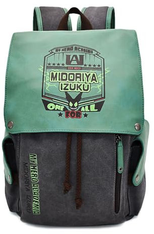 DALIYUAN Anime My Mha Hero Academia Cosplay Rucksack 42x27x12.3cm