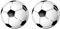 ALEGRE® Aufblas Fussball Luftballon Geburtstag,2 Stk Aufblasbar Fußball Luftballons Schwarz Weiß,Kindergeburtstag Deko,Aufblasbares Fußball Ballons Spielzeug für Geburtstag,WM,Fußball Motto Party Deko