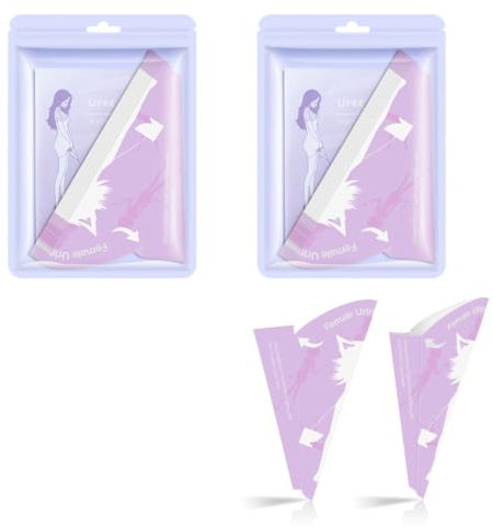 20 unidades de urinella para mujeres, desechables, accesorios de camping, para mujeres, embudo de orina, bolsas de orina para viajes en pie (20)