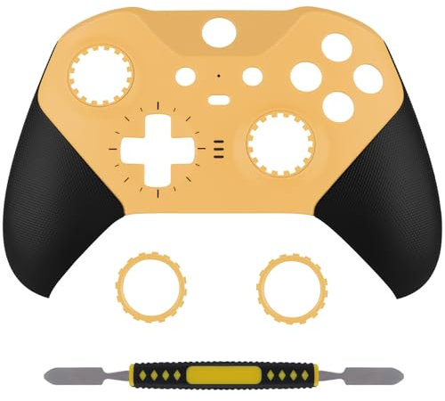 Gehäuse für Xbox Elite 2 Controller, Frontschale Ersatz für Xbox One Elite Controller Serie 2 (gelb)