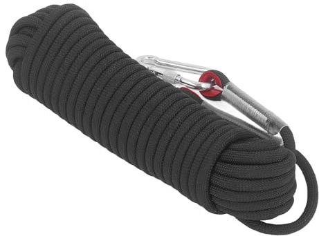 Corda da Arrampicata Corda da Arrampicata All'aperto Arrampicata Corda da Arrampicata Portatile Corda Statica Fuga Salvataggio Corda in Nylon Salvavita 10 Mm / 0,39 (10 mm 20 m 2