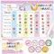Koncci Magnetic Reward Charts for Children Behaviour at Home, 25 Chore Charts, 1729 Star Stickers, 70 Unicorn Stickers, Behaviour Charts to Motivate Responsibility & Good Habits