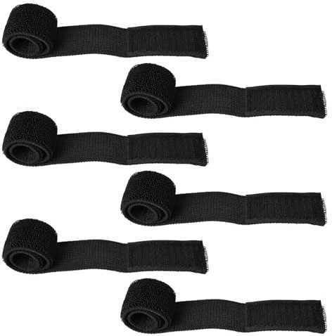 Pumwoy 6 Pièces Serre Pantalon Velo, Clips De Vélo Hautement Élastiques, Bandes élastiques Pour Pantalon de Vélo Pince Pantalon Velo pour L'équitation, Randonnée, Uniforme Militaire