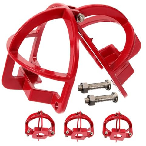 GETAJGHSD Schutzabdeckung Für Sprinklerköpfe Feuerlösch Sprinklerkopf Abdeckung Für Deckenmontage Rote Schutzplatte Für Und Sprinkleranlagen