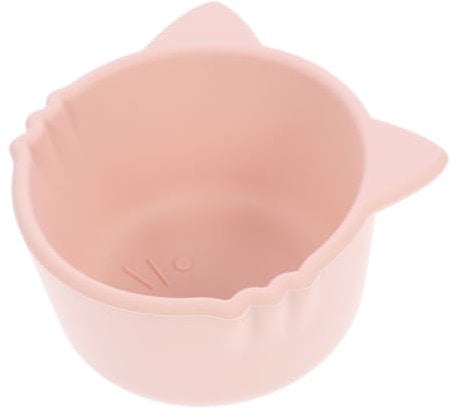 SHOWERORO Cuenco De Para Bebé Con Ventosa Plato Infantil De Diseño Cartoon Para Comida Complementaria Tazón Antideslizante Para Pequeños Gato Ahumado