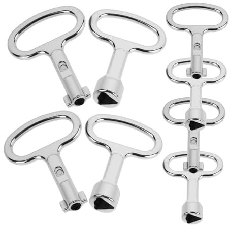DOITOOL Boîte De 8 Pièces Clé Du Coffret De Distribution Usb Cadenas Coffre à Clés Coffre-fort Titulaires Attaches De Câble Corde Armoire Gestion Des Câbles Tiroir Étagère Silver Aluminium