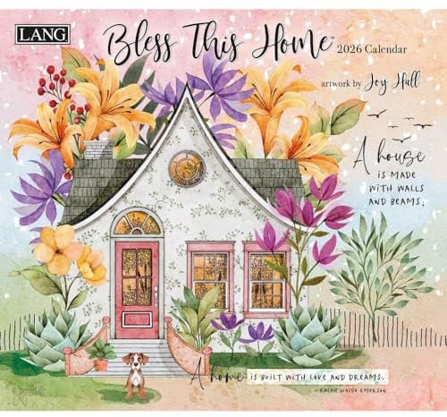 Bless This Home 2026 Wall Calendar