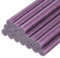 sourcing map 16pcs Mini Hot Glue Gun Sticks 11mm x 100mm Large Glue Sticks for Glue Gun, Glitter Purple