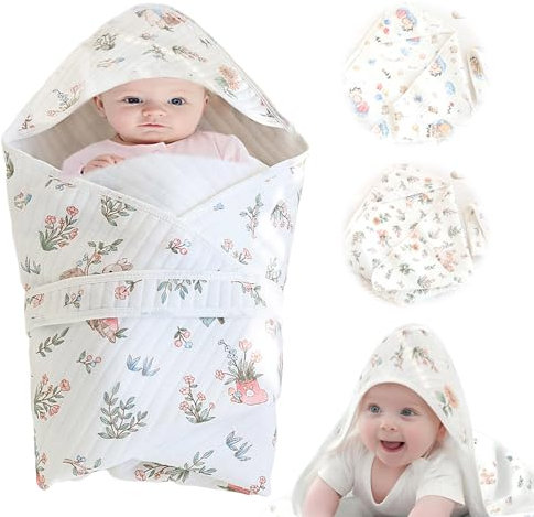 AIRCADIA Pucksack Baby 0 6 12 Monate 2 Stück, 100% Baumwolle Schlafsack Baby, Pucksack Neugeborene Weicher Schlafkomfort, Atmungsaktiv Und Schlafsack Duschgeschenk (Kaninchen Katzen)
