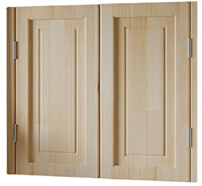 Puertas oscilantes de madera maciza con bisagras de metal resistentes para escaleras, baño, dormitorio, balcón.