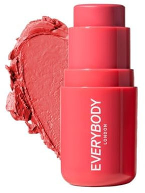 EVERYBODY LONDON Creme Rouge Stick, strahlend frisch, Langanhaltend, Blush Stick für eine natürlich frische Farbe, für alle Schönheitstypen geeignet, 4.8 g, Pink