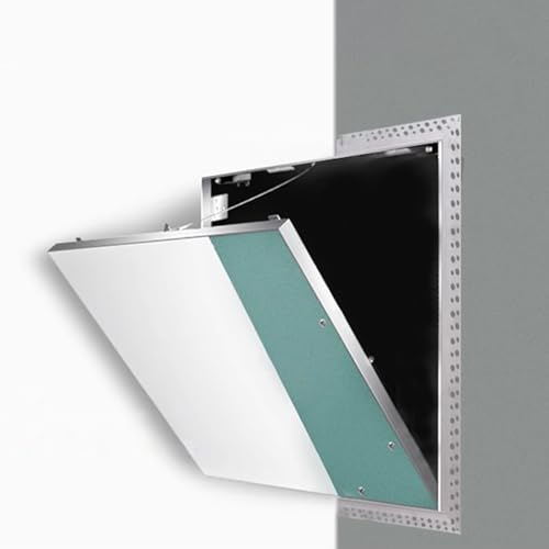 HWLL Revisionsklappe Zugangstür für Fliesen mit Touch-Latch für Wände, Überstreichbare Revisionsöffnungsabdeckung aus Gipskarton mit Verstärkten Scharnieren, Zugangslukenplatten(30x30cm (