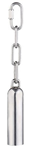 Sirxlevcy Stainless Steel Bell Toy for Birds,Heavy Duty Bird Cage Toys for Parrots, African, Mini Macaws, Small Cockatoos