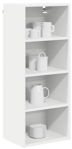 vidaXL Hängeschrank Weiß 40 x 29,5 x 100 cm Holzwerkstoff