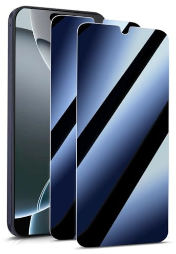 KARYLAX - 2 Pièces Protection d'écran de confidentialité (Bleu), Film Protecteur Anti-Espion Effet Miroir Privaty Anti lumière bleue Compatible pour Smartphone ASUS ZenFone 9