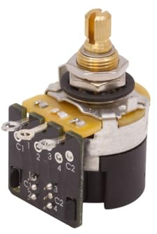 CTS Push-Pull Pots – Potentiometer Vol/Tone 250k 500k logarithmic DPDT (A500K)