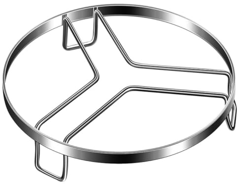 Abaodam Supporto Vapore Multifunzione in Acciaio Inox 304, Struttura Tonda a 3 Gambe, Leggero e Buona Ventilazione per Uso Cucina Domestica e Ristorante